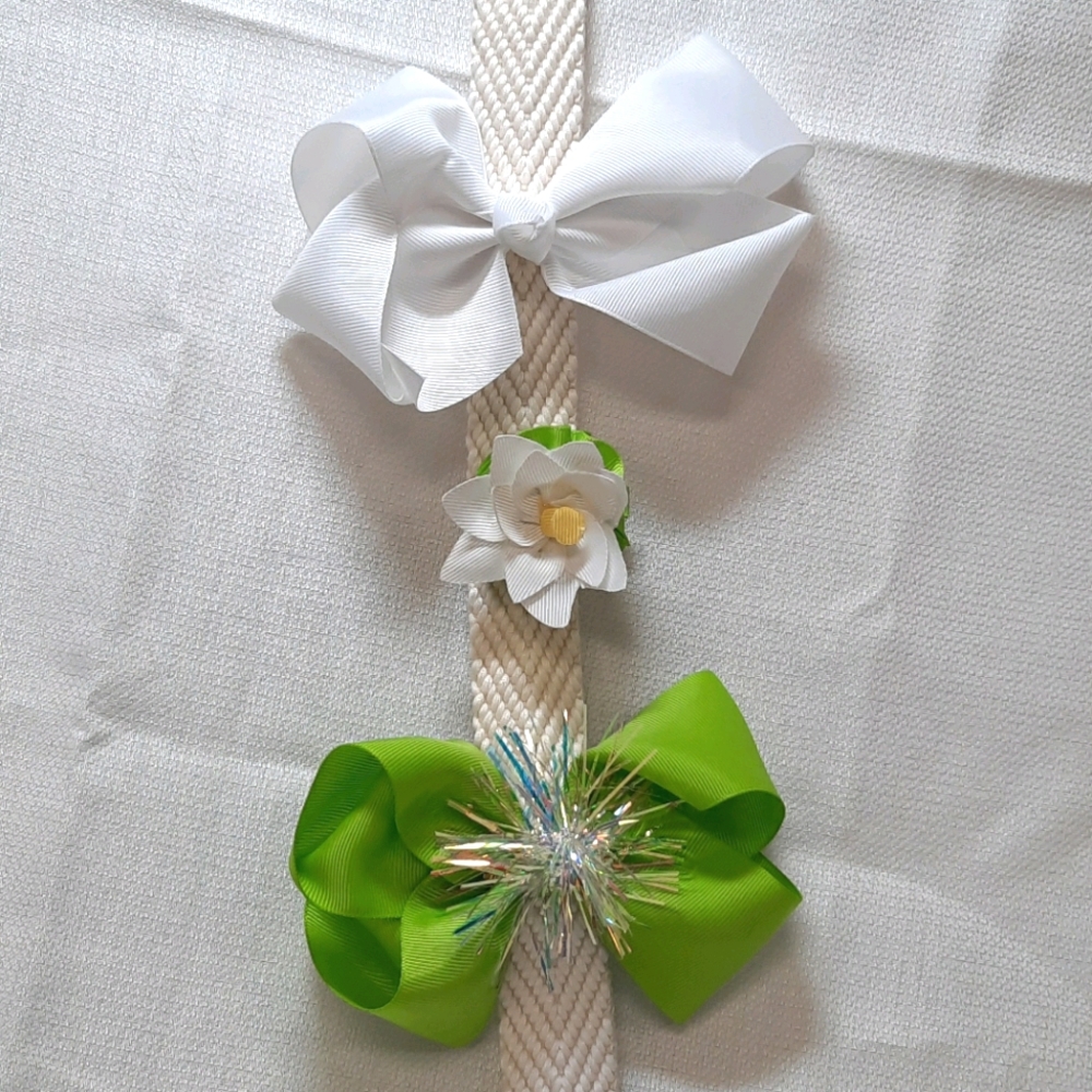 Ribbon Sculpture/Grosgrain Hair Bows☆Set of 3